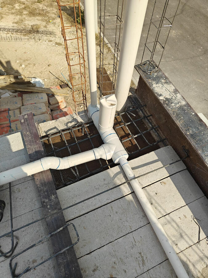 Tubería PVC con respiraderos